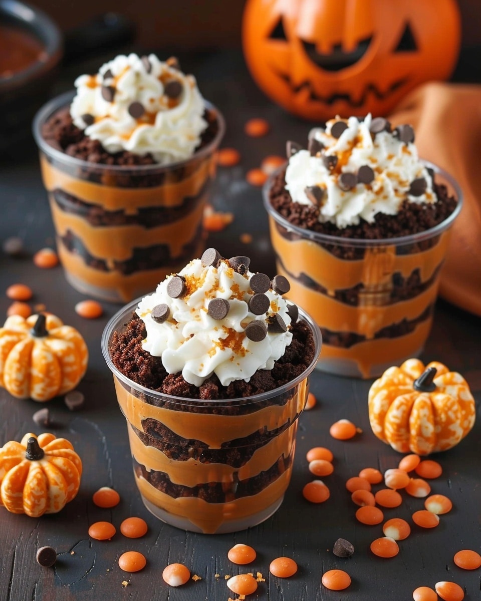 Pumpkin Patch Dirt Cups
