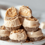 High Protein Frozen Peanut Butter Greek Yogurt Bites