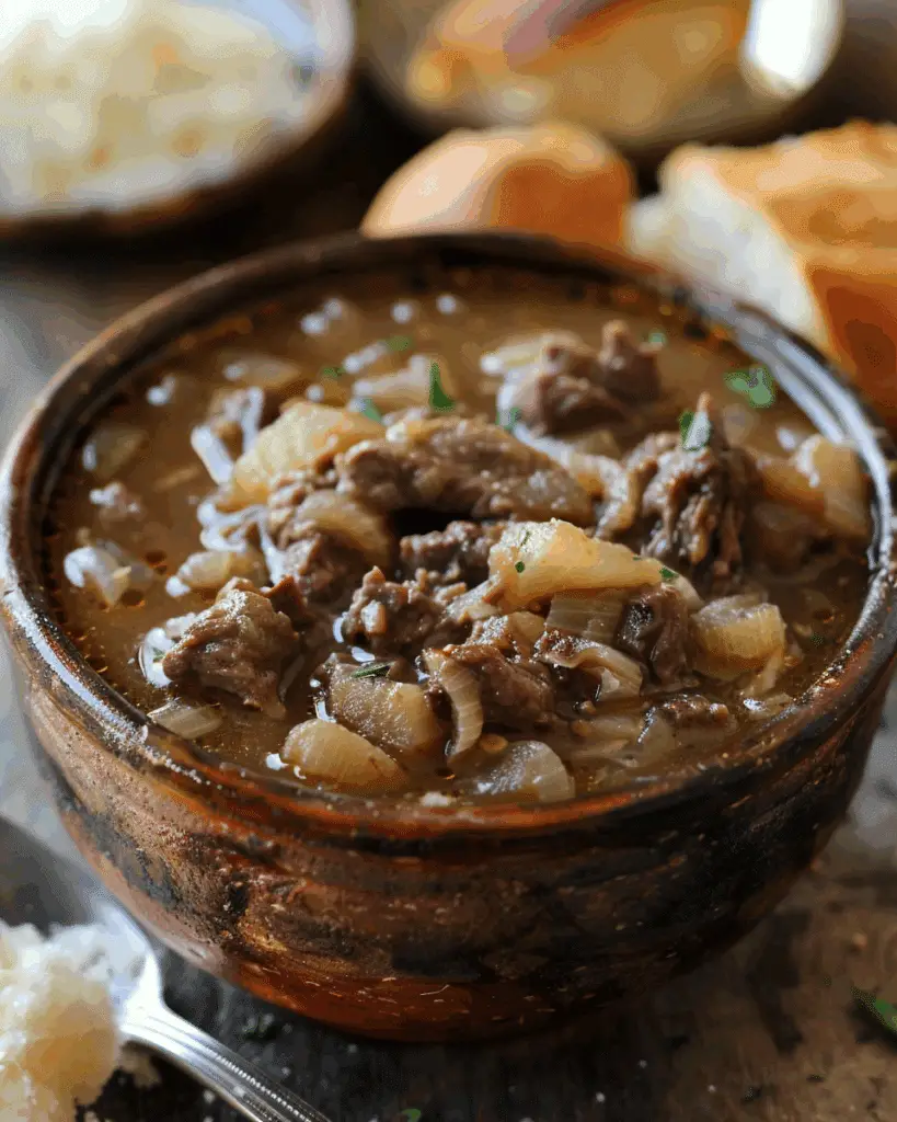 French Onion Beef Stew