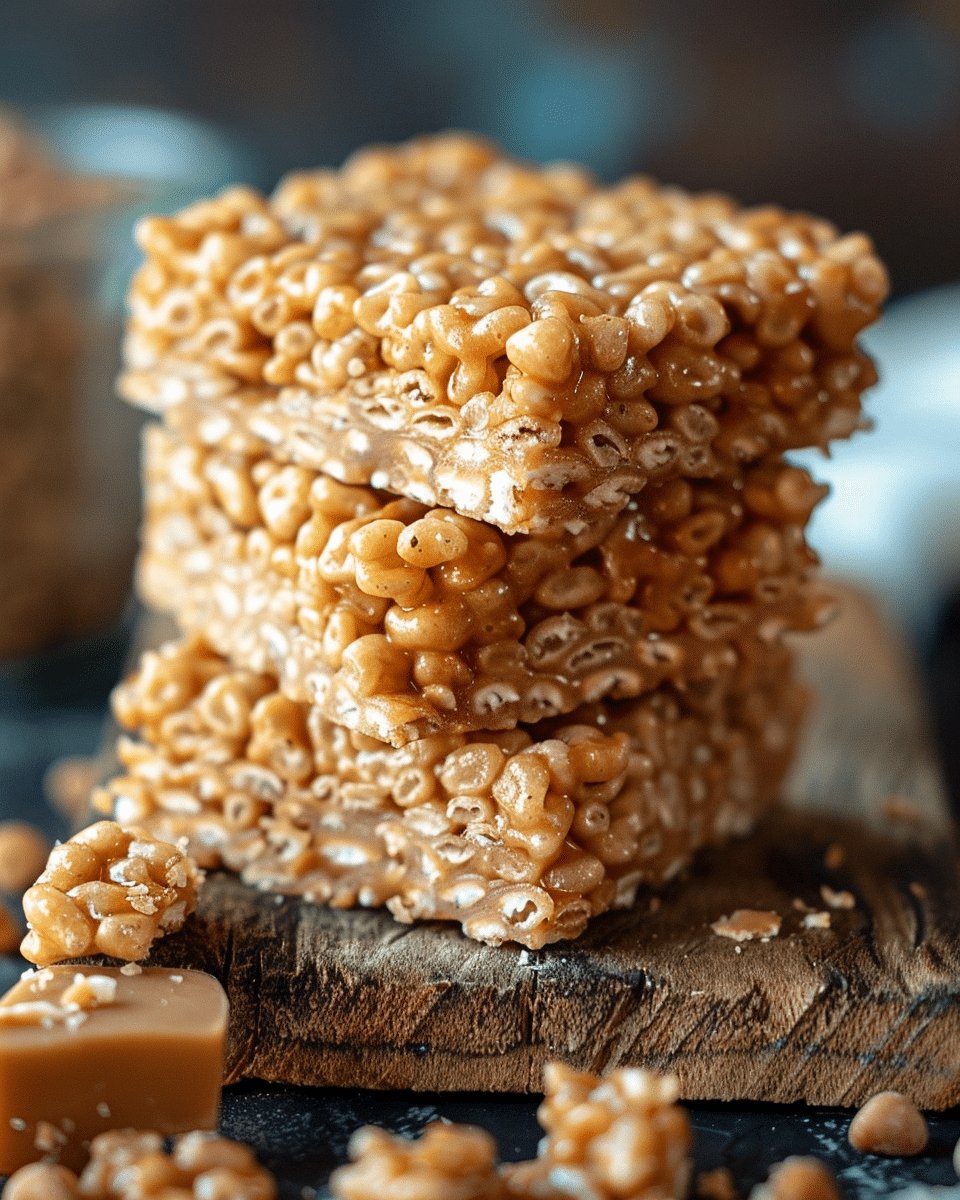 Cookie Butter Rice Krispie Treats