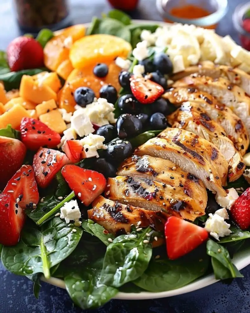 Chicken Spinach Salad