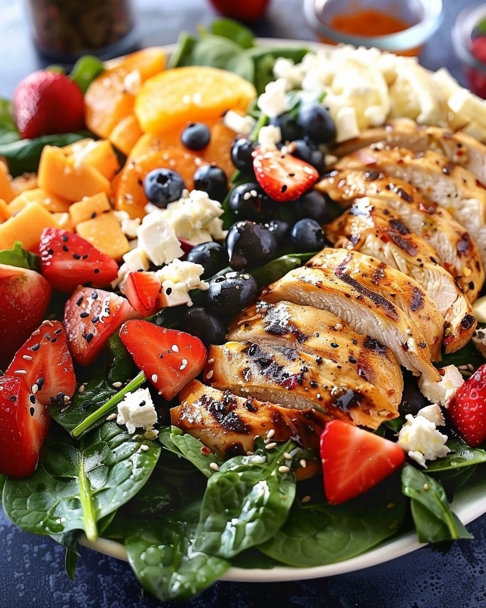 Chicken Spinach Salad