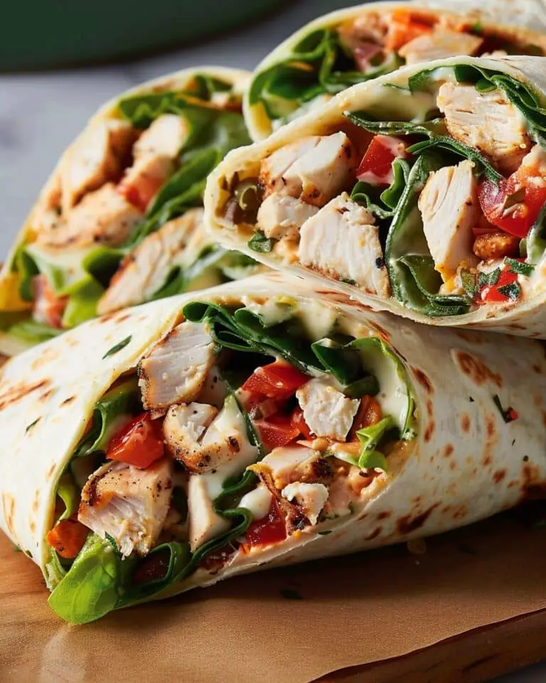 Tuscan Chicken Wrap