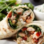 Tuscan Chicken Wrap