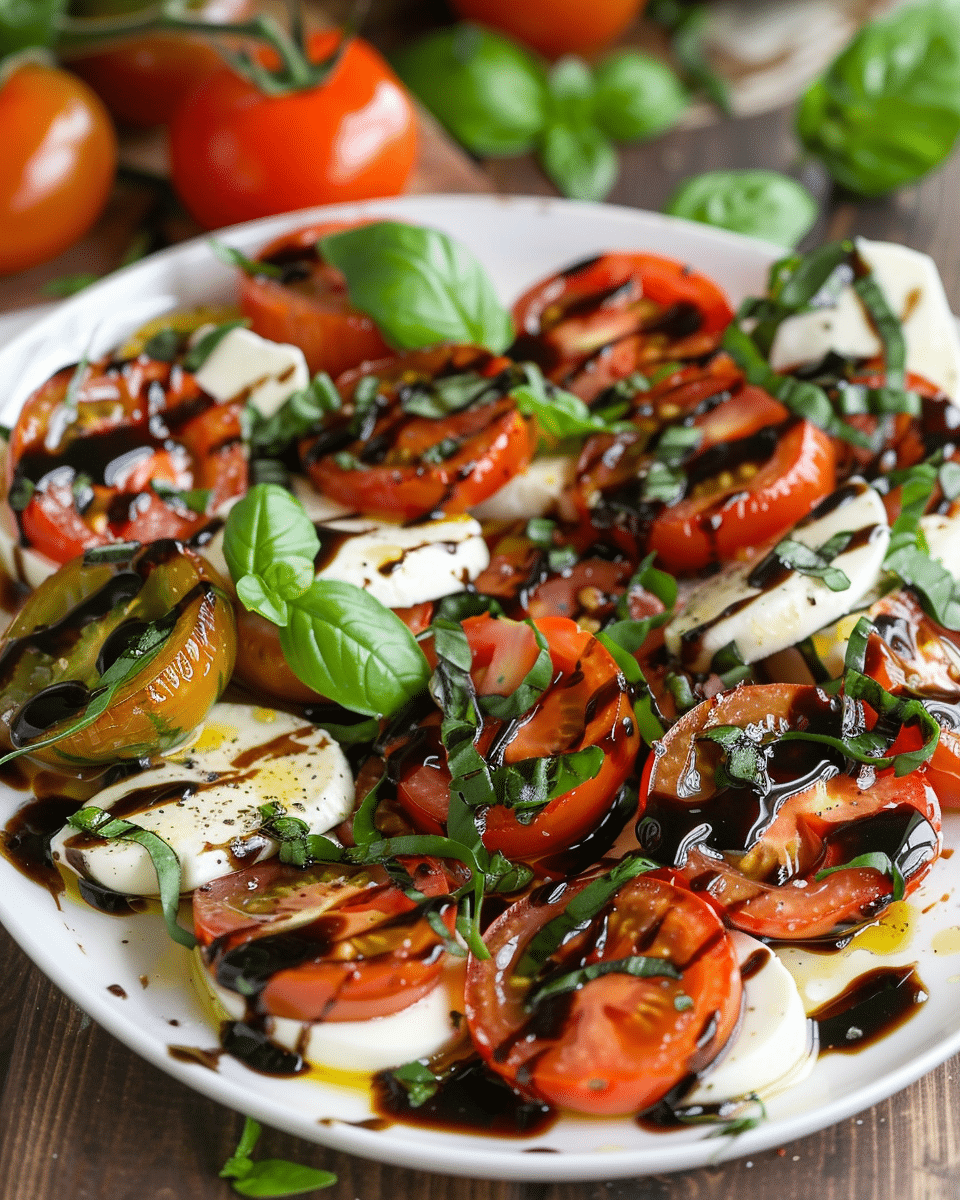 Roasted Tomato Caprese Salad