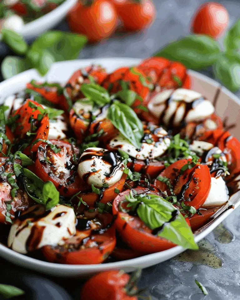 Roasted Tomato Caprese Salad