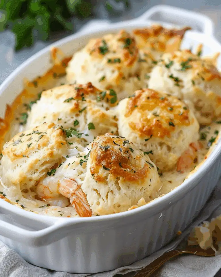 Shrimp Crab Biscuit Bomb