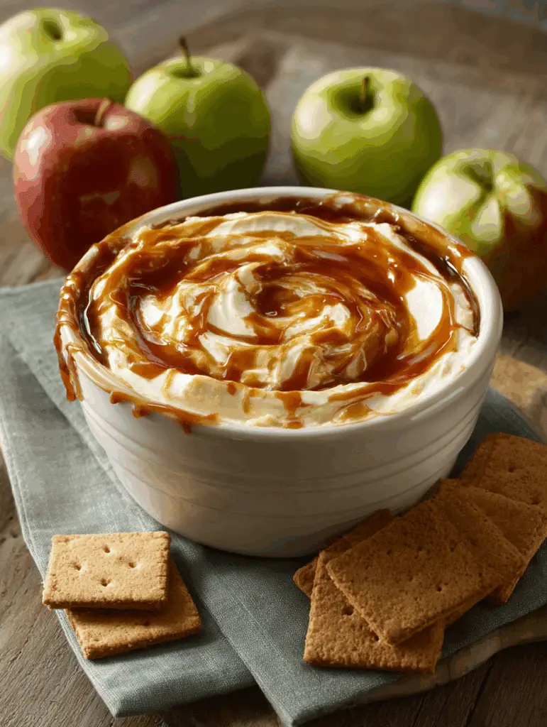 Easy Caramel Apple Cheesecake Dip Recipe