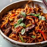 Sticky Beef Noodles