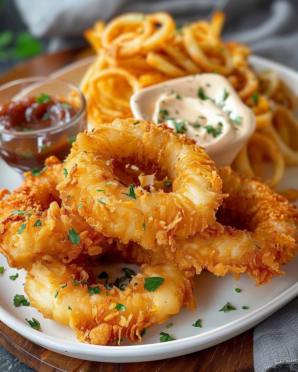 Crispy Cod & Onion Ring