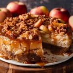 Salted Caramel Apple Pie Cheesecake