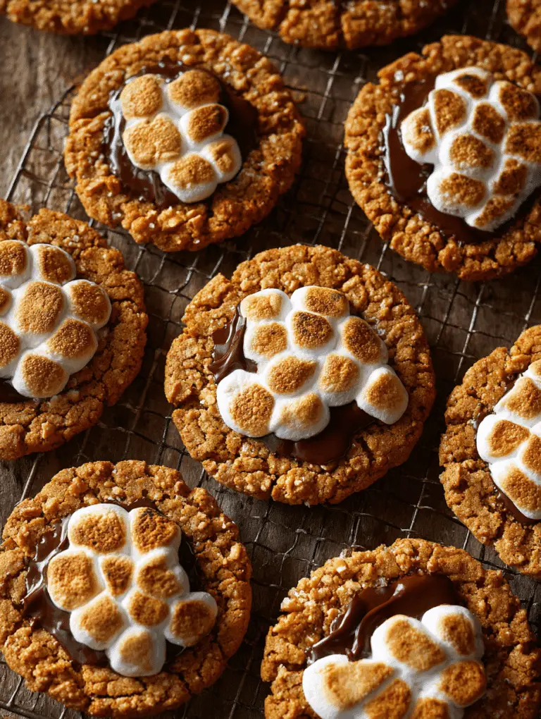 Pumpkin S’mores Cookies