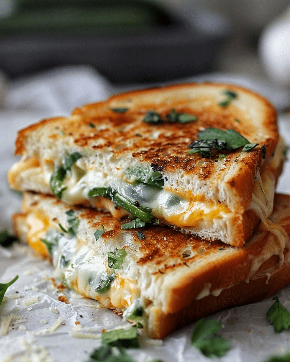 Roasted Jalapeño Popper Grilled Cheese