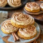 Soft Pumpkin Cookies with Cinnamon Frosting