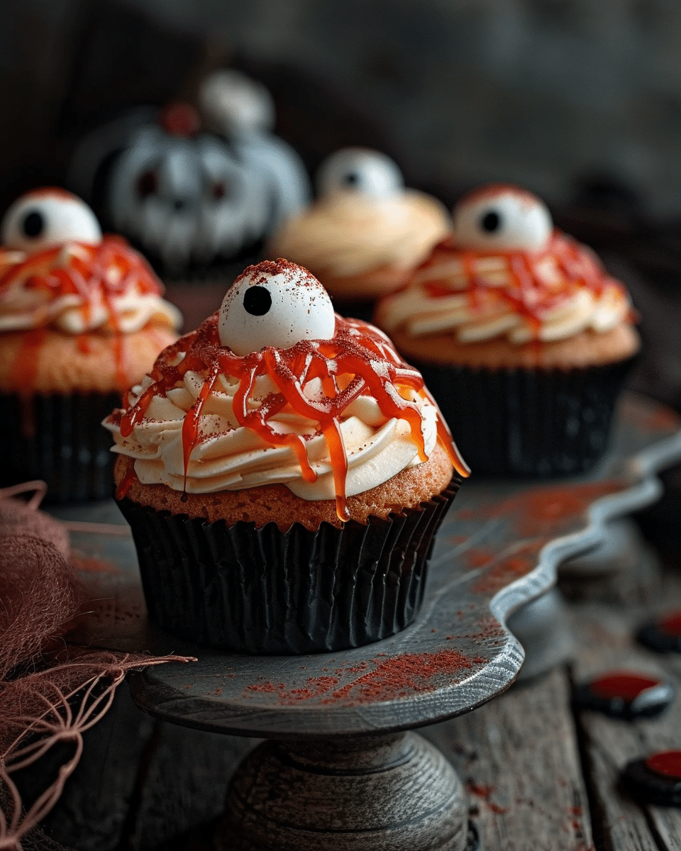 Augapfel Cupcakes