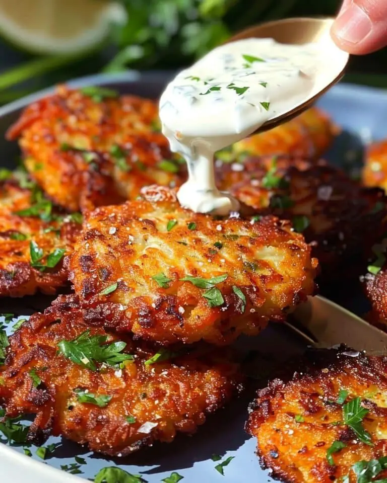 Crispy Garlic Parmesan Hashbrown Patties