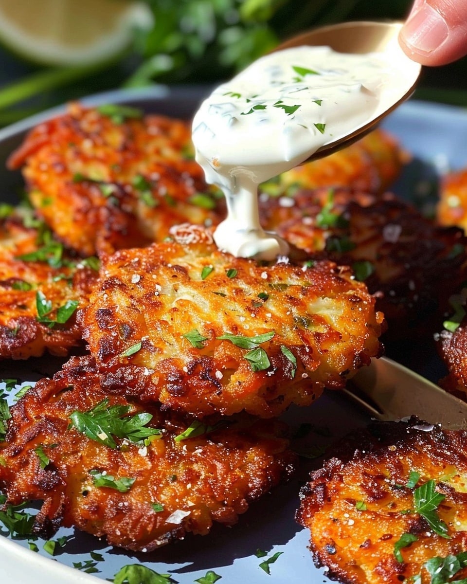 Crispy Garlic Parmesan Hashbrown Patties