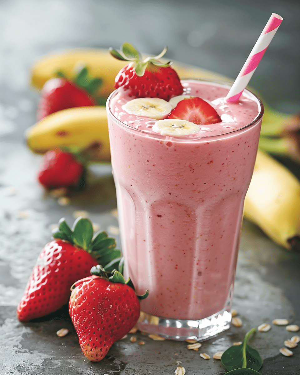 Strawberry Banana Yogurt Smoothie