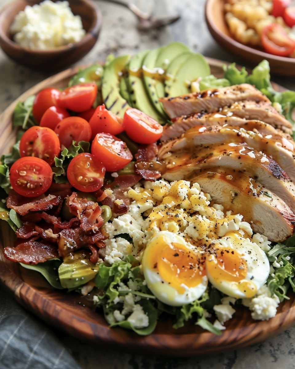 Honey Mustard Chicken Cobb Salad