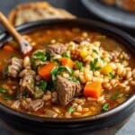 Instant Pot Beef Barley Soup