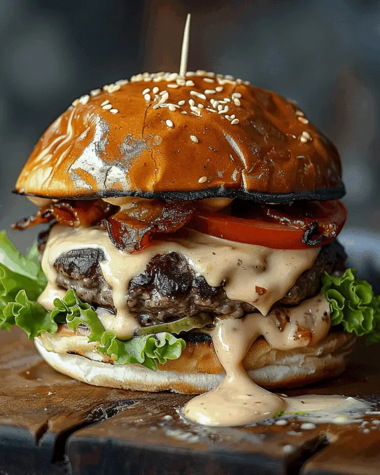 Smash Burgers with Creamy Burger Sauce