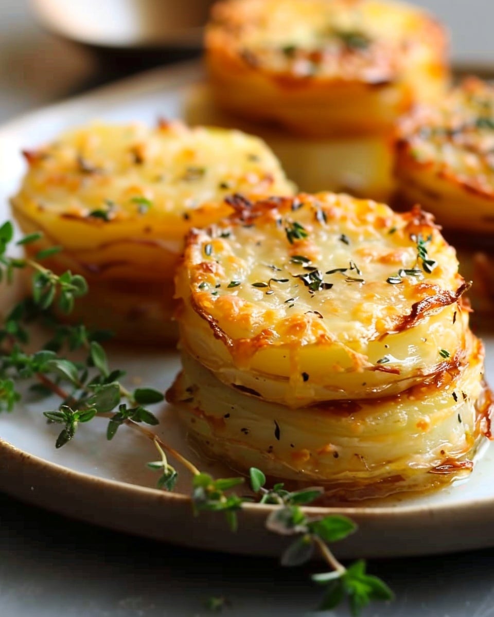 Irresistible Mini Potato Gratin Stacks