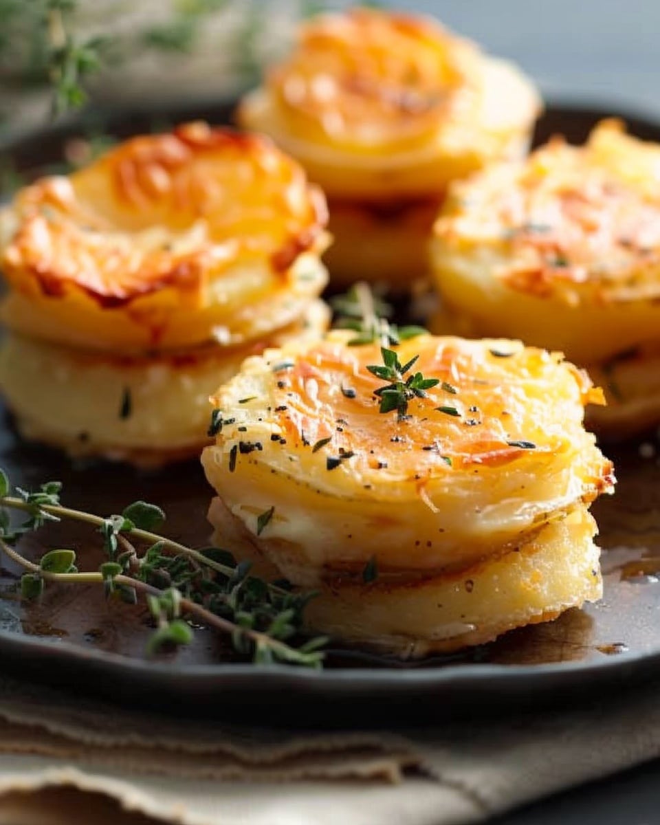 Irresistible Mini Potato Gratin Stacks