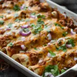 Easy Cheesy Ground Beef Enchiladas