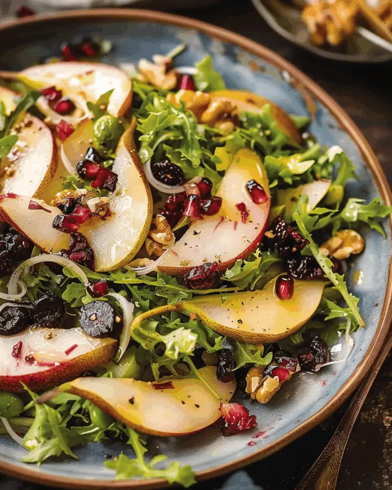 Winter Pear Salad