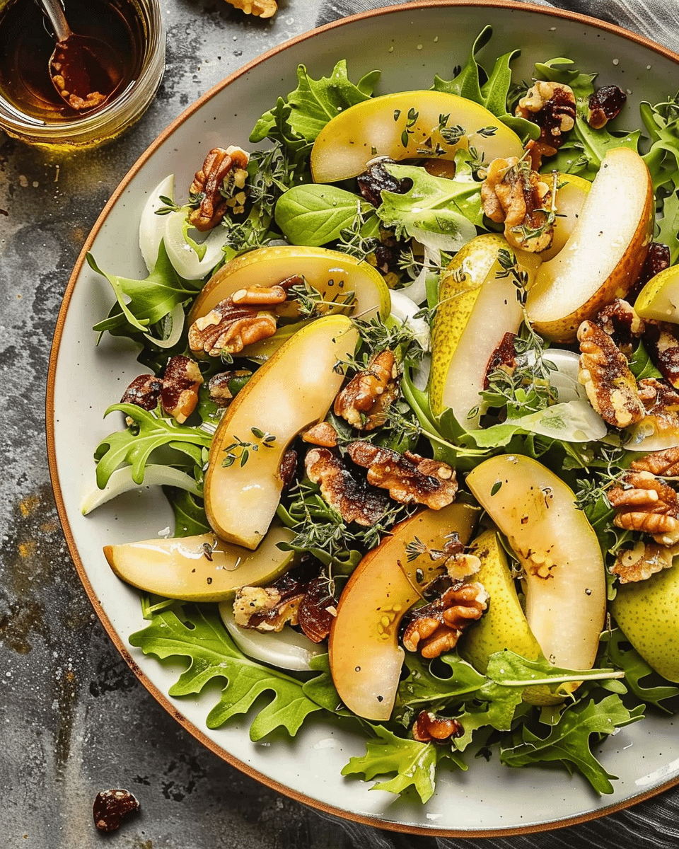 Winter Pear Salad