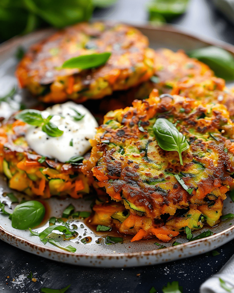 Zucchini & Sweet Potato Fritters