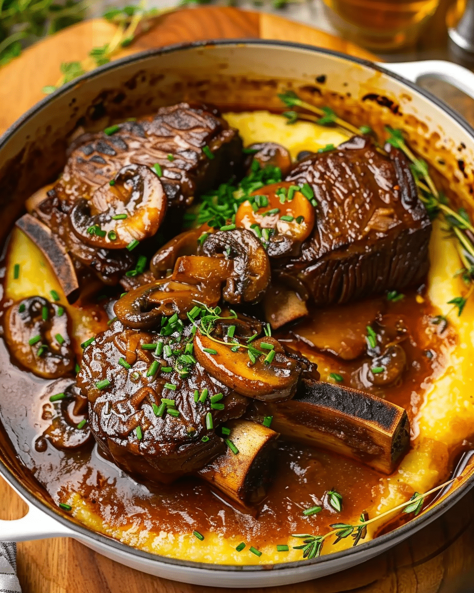 Braised Short Ribs with Red Wine Sauce