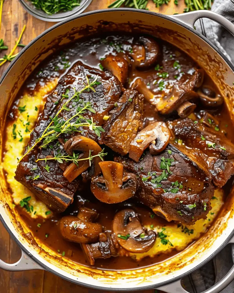 Braised Short Ribs with Red Wine Sauce