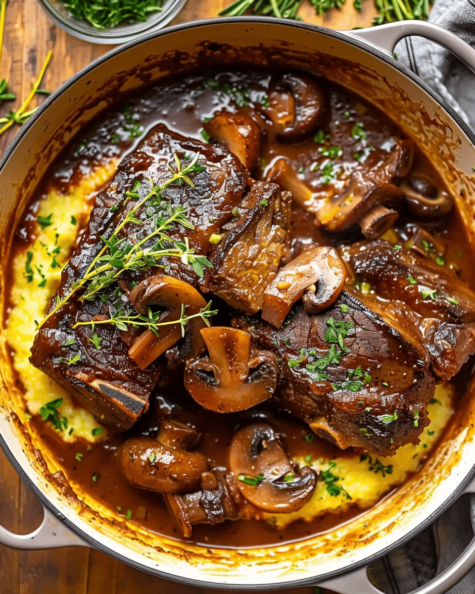 Braised Short Ribs with Red Wine Sauce
