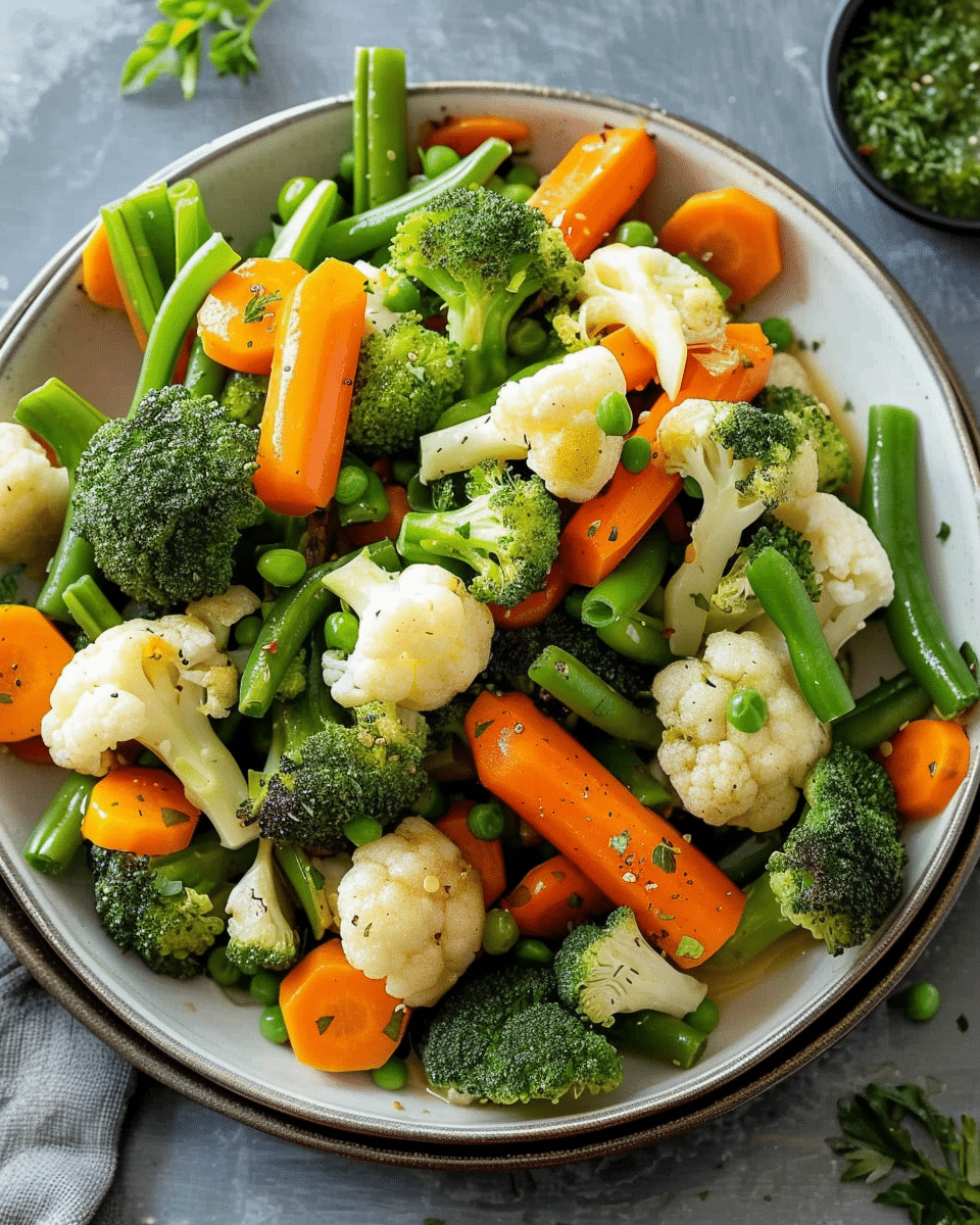 Steamed Vegetable Medley