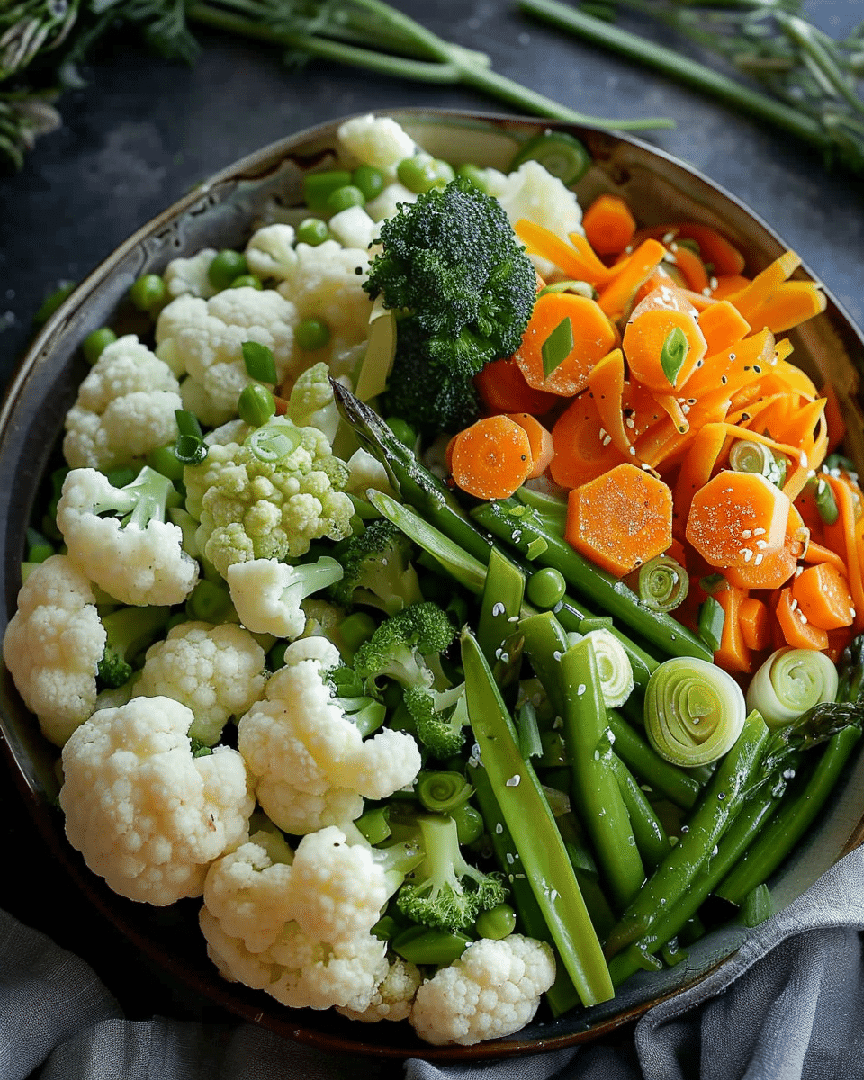 Steamed Vegetable Medley