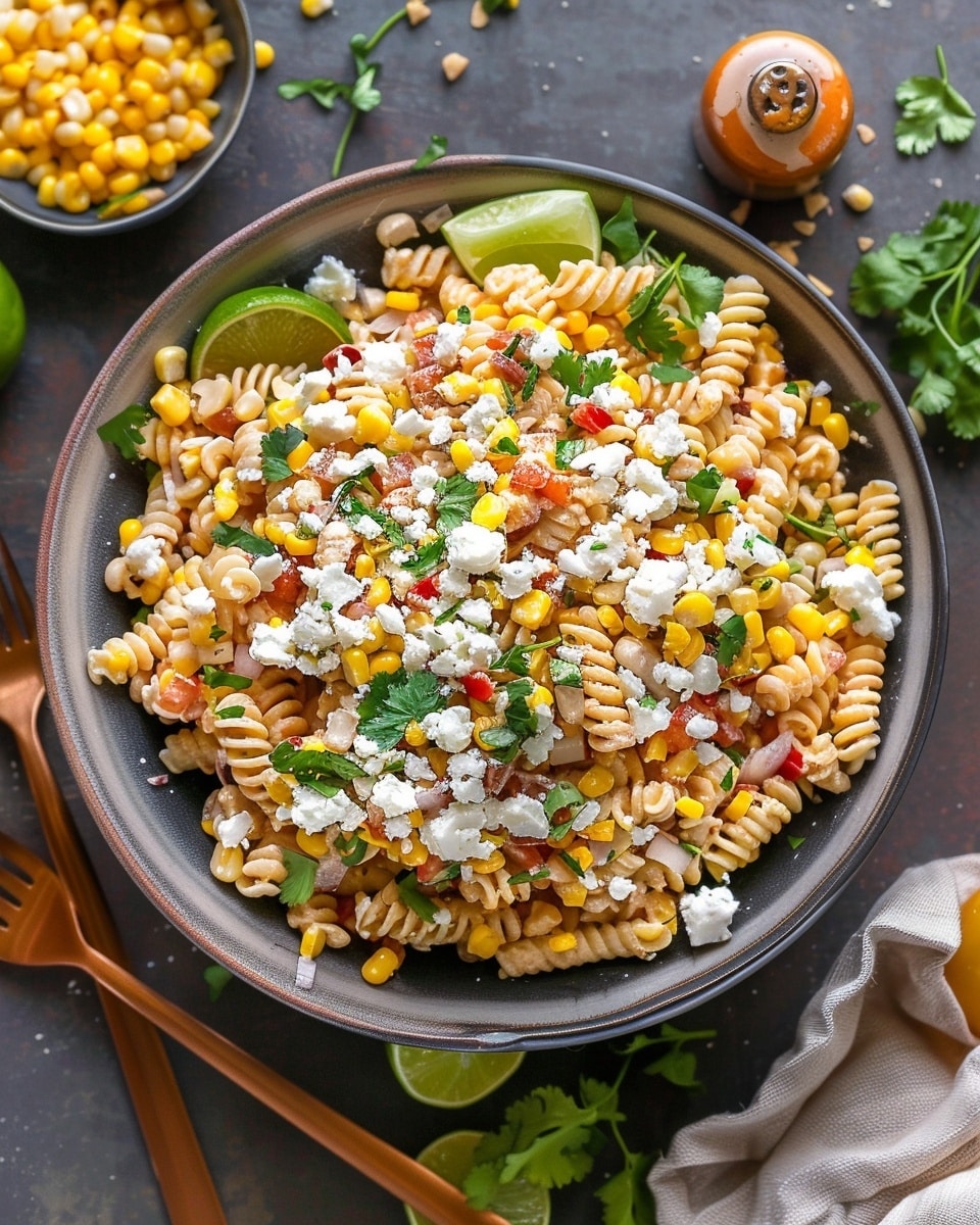 Mexican Street Corn Pasta Salad