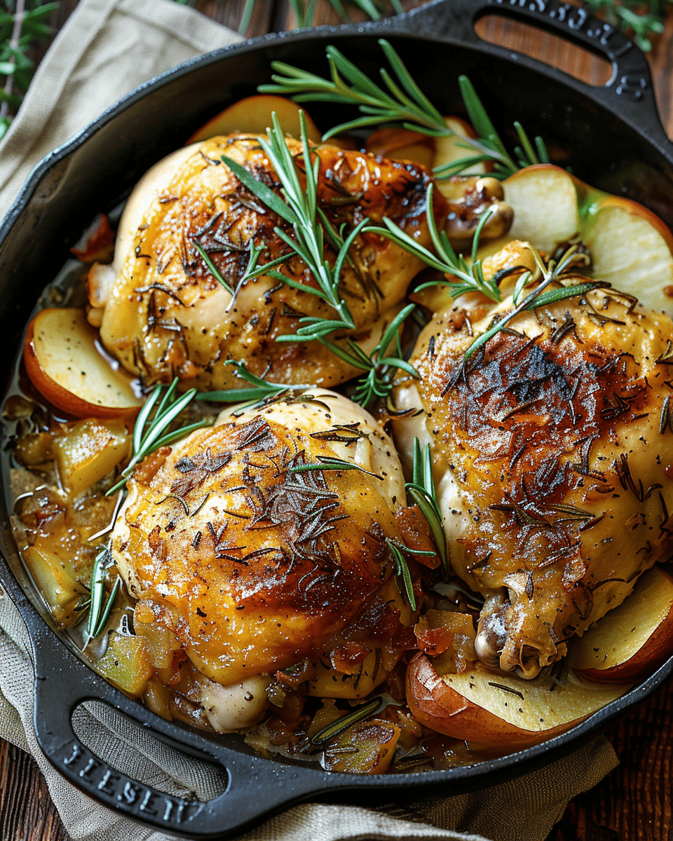 Rosemary Apple Cider Chicken