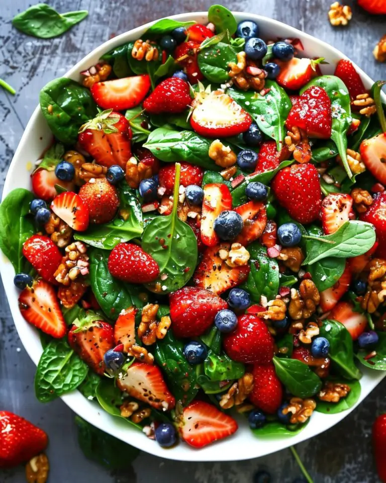 15-Minute Strawberry Spinach Salad