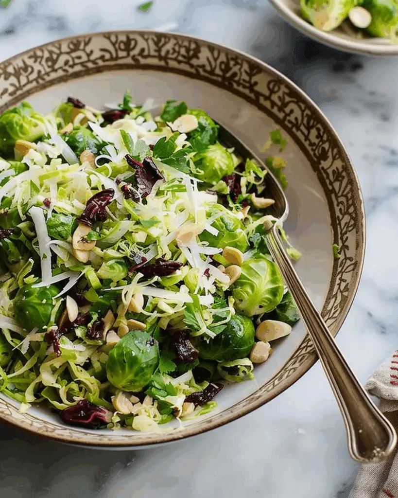 Shaved Brussels Sprout Salad