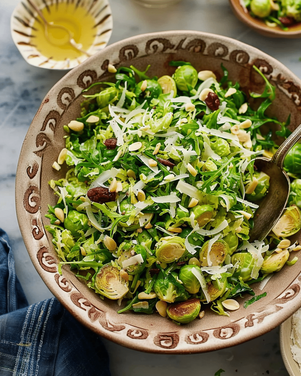 Shaved Brussels Sprout Salad