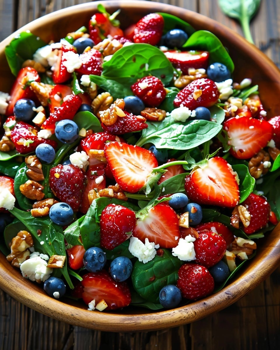15-Minute Strawberry Spinach Salad