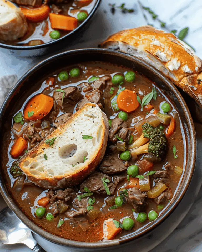 Hearty Beef and Vegetable Soup