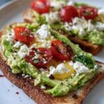 Creamy Avocado Feta Toast Delight