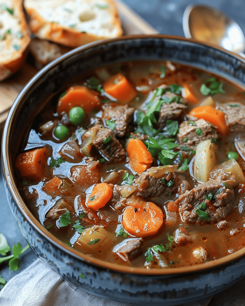 Hearty Beef and Vegetable Soup