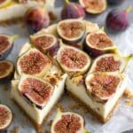 Honey Fig Cheesecake Bars