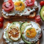 Cottage Cheese Breakfast Toast