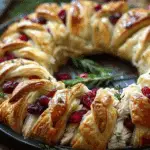 Savory Turkey and Cranberry Crescent Ring