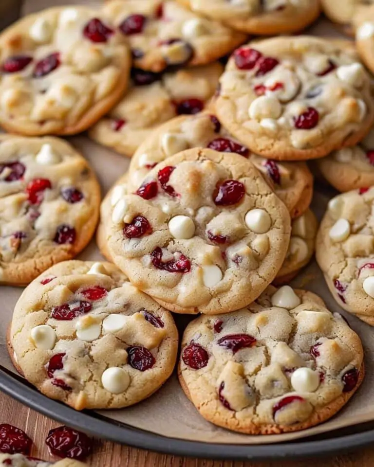White Chocolate Cranberry Cookies