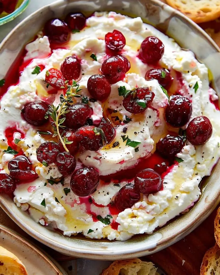 Cranberry Whipped Feta Dip